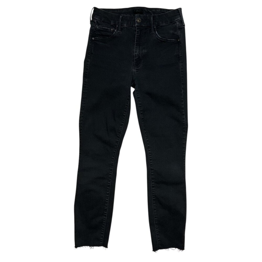 Mother The Looker Skinny Jean 26 Not Guilty Black
